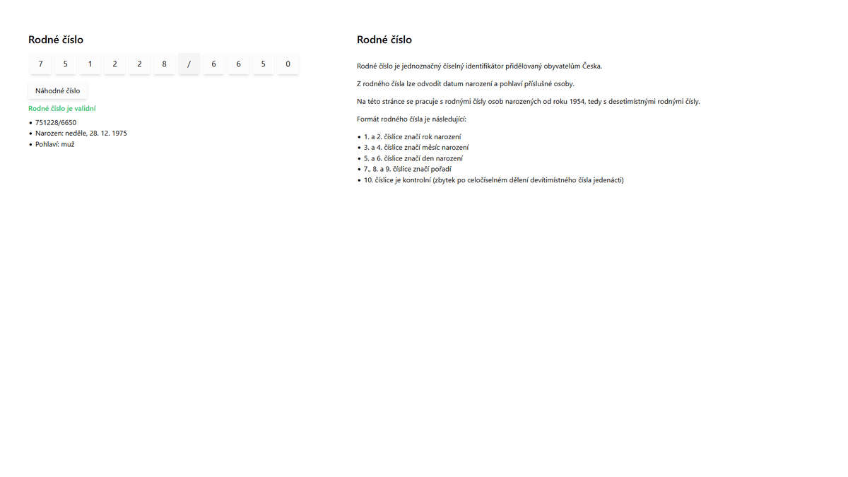 Data checker/generator